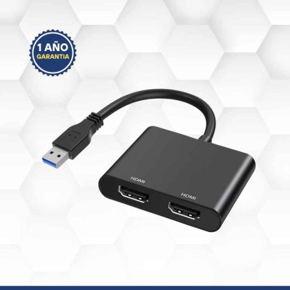 Convertidor USB a 2 HDMI ACC07HDMI2