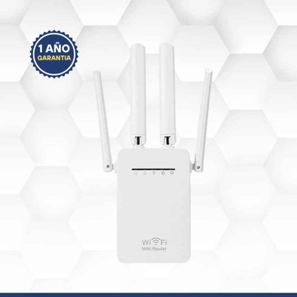 Amplificador WiFi</br>4 Antenas - 300 Mbps</br><strong>WIFI01B</strong>