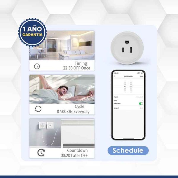 Interruptor Inteligente </br>WiFi Conector 110V</br><strong>SMART04</strong> - Image 2