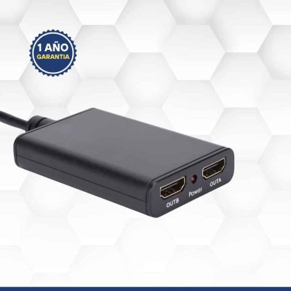 Adaptador  USB a Doble HDMI monitorACC07HDMI