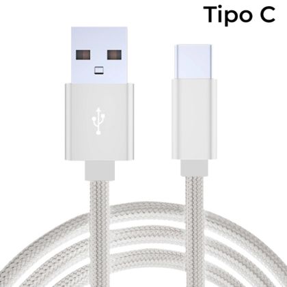 Cable USB de Datos y Carga Tipo C BlancoDL02CB