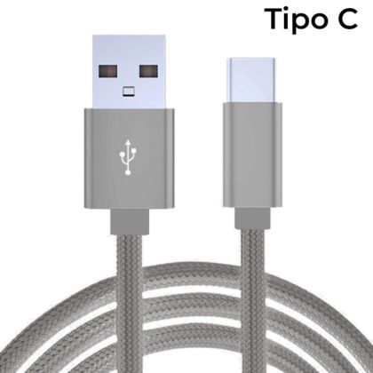 Cable USB de Datos y Carga Tipo C GrisDL02CG