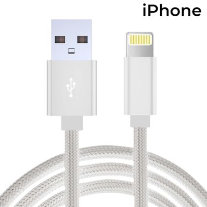 Cable USB de Datos y Carga IPhone BlancoDL02IB