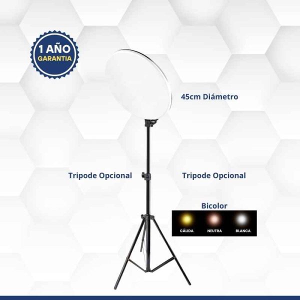 Aro de Luz Led 18” Profesional 80W</br><strong>ACCF01N2</strong> - Image 2