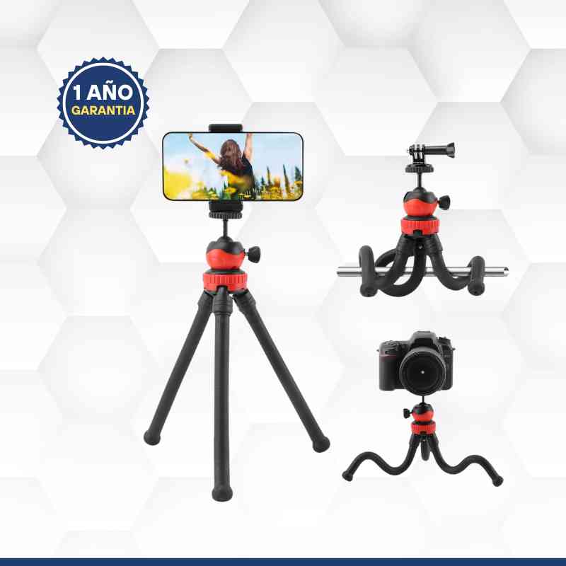 Trípode pulpo flexible para exteriores</br><strong>PUAC05</strong>
