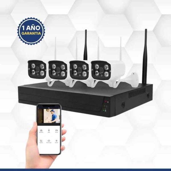 Kit de 4 cámaras con DVR</br><strong>SCI68</strong>