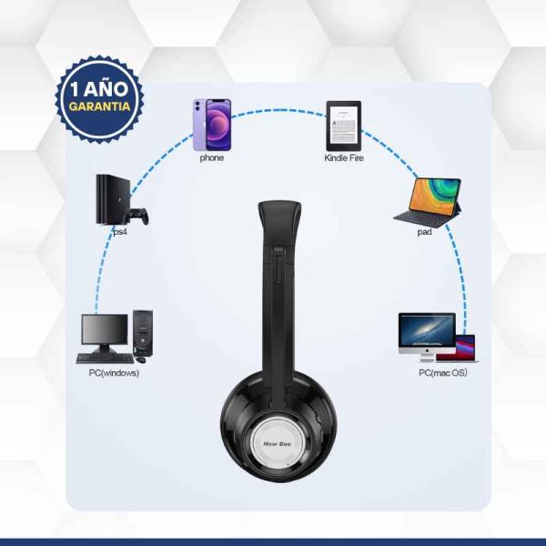 Auriculares con cable USB y micrófono</br><strong>BE06V1A</strong> - Image 3