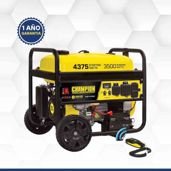 Generador portátil de 4375 vatios con control</br><strong>GEN02</strong>