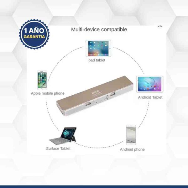Teclado plegable con Bluetooth</br><strong>KEY08A</strong> - Image 2