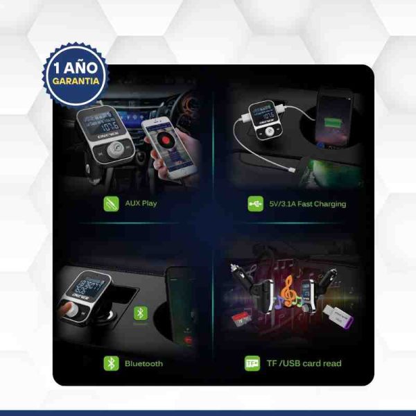 Cargador de auto con Bluethooth</br><strong>PCH04N1</strong> - Image 2