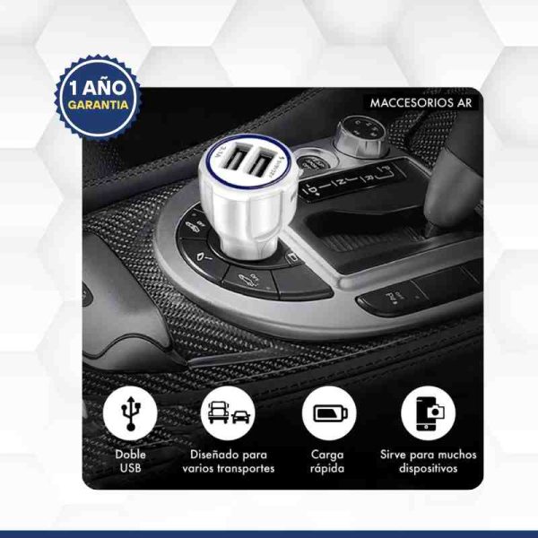 Cargador de celular para auto</br><strong>CH07B</strong> - Image 3
