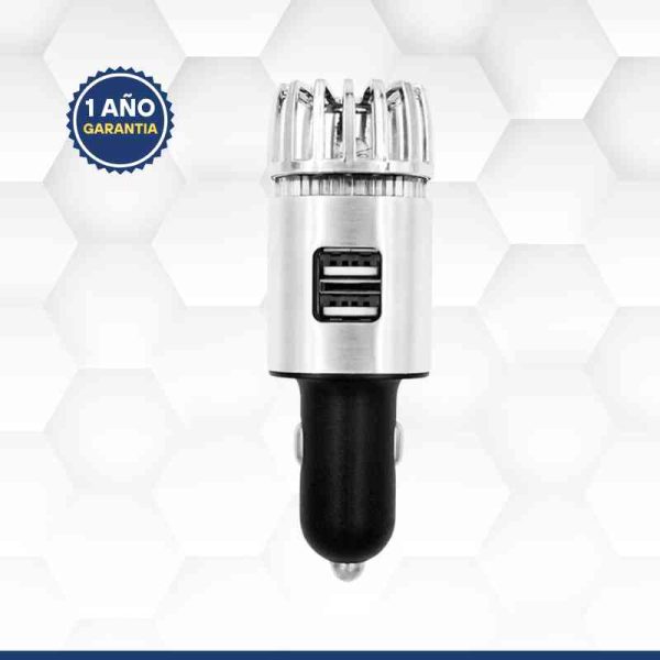 Cargador y purificador de aire para auto</br><strong>PUR01N</strong>